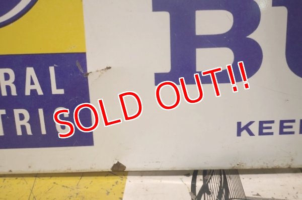 画像6: dp-251008-42 GENERAL ELECTRIC 1960's-1970's LIGHT BULBS W-sided Metal Sign