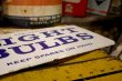 画像12: dp-251008-42 GENERAL ELECTRIC 1960's-1970's LIGHT BULBS W-sided Metal Sign