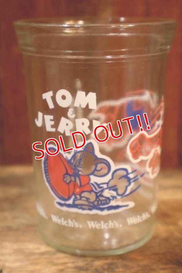 画像1: gt-250618-17 TOM & JERRY / 1991 Welch's Glass "FOOTBALL"
