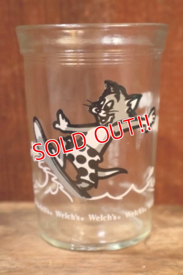 画像1: gt-250618-17 TOM & JERRY / 1990 Welch's Glass "TOM"