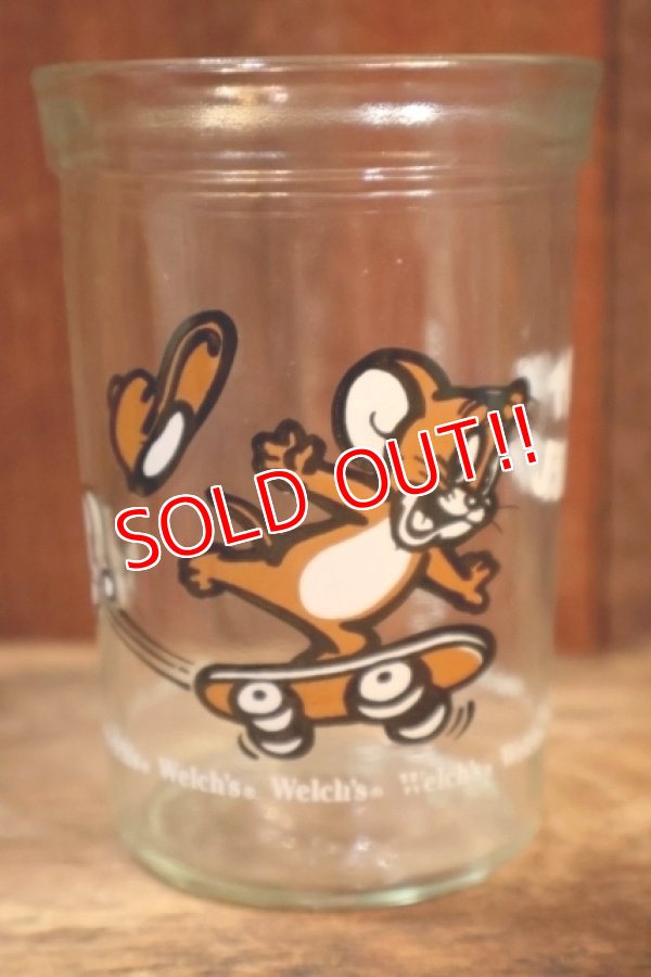 画像1: gt-250618-17 TOM & JERRY / 1990 Welch's Glass "JERRY"