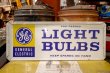 画像8: dp-251008-42 GENERAL ELECTRIC 1960's-1970's LIGHT BULBS W-sided Metal Sign