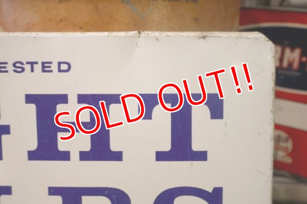 画像4: dp-251008-42 GENERAL ELECTRIC 1960's-1970's LIGHT BULBS W-sided Metal Sign