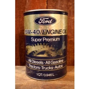 画像: dp-251008-87 Ford 1960's Super Premium ENGINE OIL 1 U.S. Quart Can