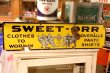画像1: dp-251008-22 SWEET-ORR 1920's-1930's Porcelain Sign