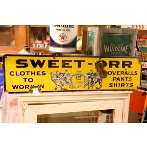 画像: dp-251008-22 SWEET-ORR 1920's-1930's Porcelain Sign