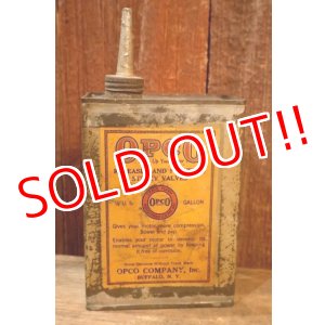 画像: dp-251008-76 OPCO COMPANY 1910's-1920's 1/4 U.S. GALLONS CAN