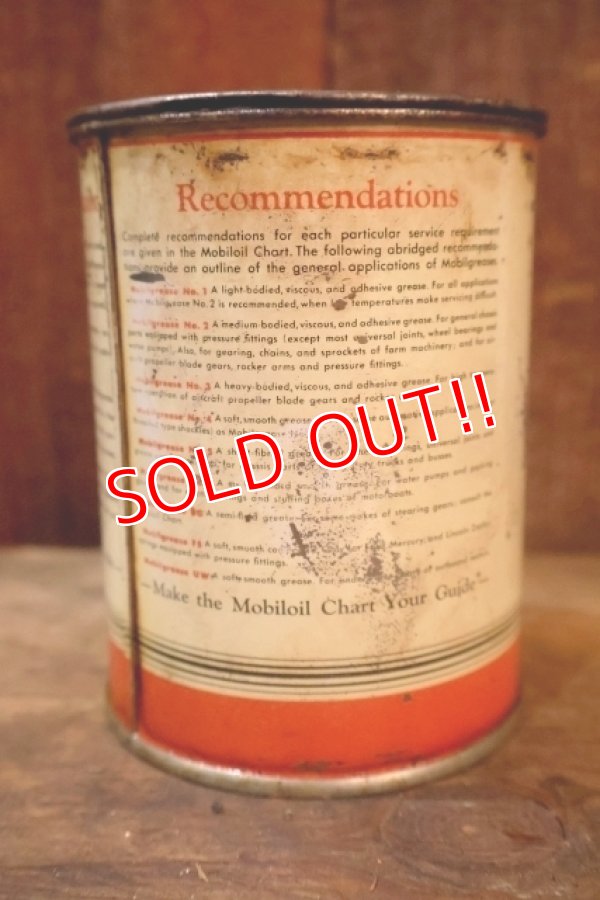 画像4: dp-251008-87 Mobilgrease 1940's 1 POUNDS CAN