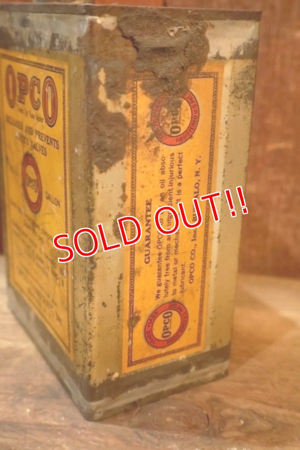 画像5: dp-251008-76 OPCO COMPANY 1910's-1920's 1/4 U.S. GALLONS CAN