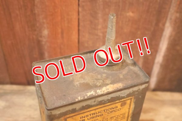 画像7: dp-251008-76 OPCO COMPANY 1910's-1920's 1/4 U.S. GALLONS CAN