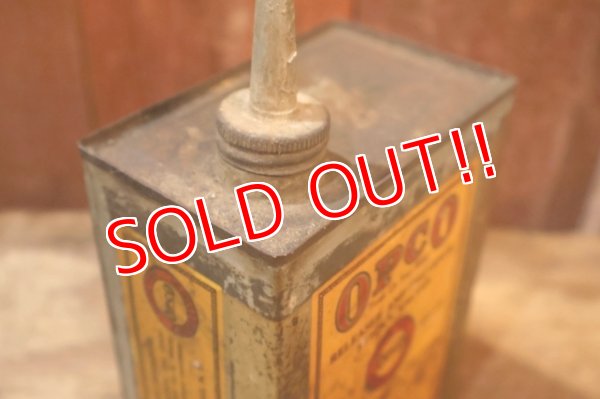 画像8: dp-251008-76 OPCO COMPANY 1910's-1920's 1/4 U.S. GALLONS CAN