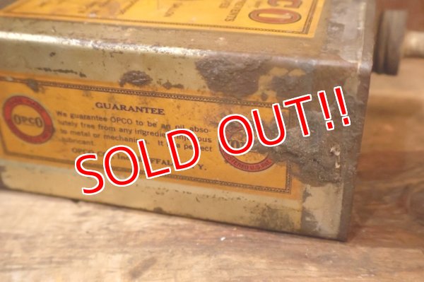 画像6: dp-251008-76 OPCO COMPANY 1910's-1920's 1/4 U.S. GALLONS CAN