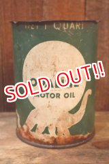 画像: dp-251008-60 SINCLAIR OPALINE MOTOR OIL 1930's 1 U.S. QUART CAN