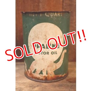 画像: dp-251008-60 SINCLAIR OPALINE MOTOR OIL 1930's 1 U.S. QUART CAN