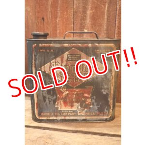 画像: dp-251008-61 RADBILL OIL COMPANY 1930's-1940's Penn-Rad MOTOR OIL TWO U.S. GALLONS CAN