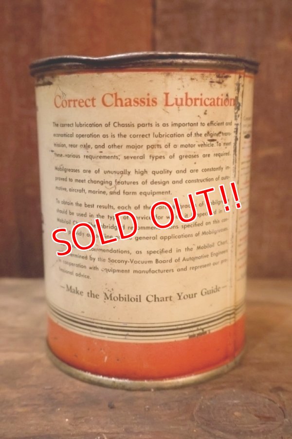 画像3: dp-251008-87 Mobilgrease 1940's 1 POUNDS CAN