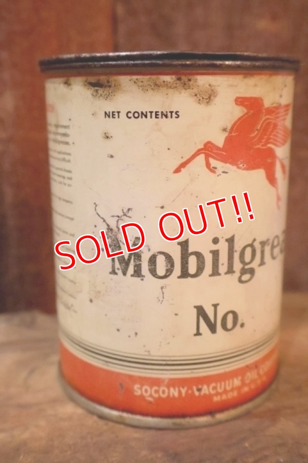 画像2: dp-251008-87 Mobilgrease 1940's 1 POUNDS CAN