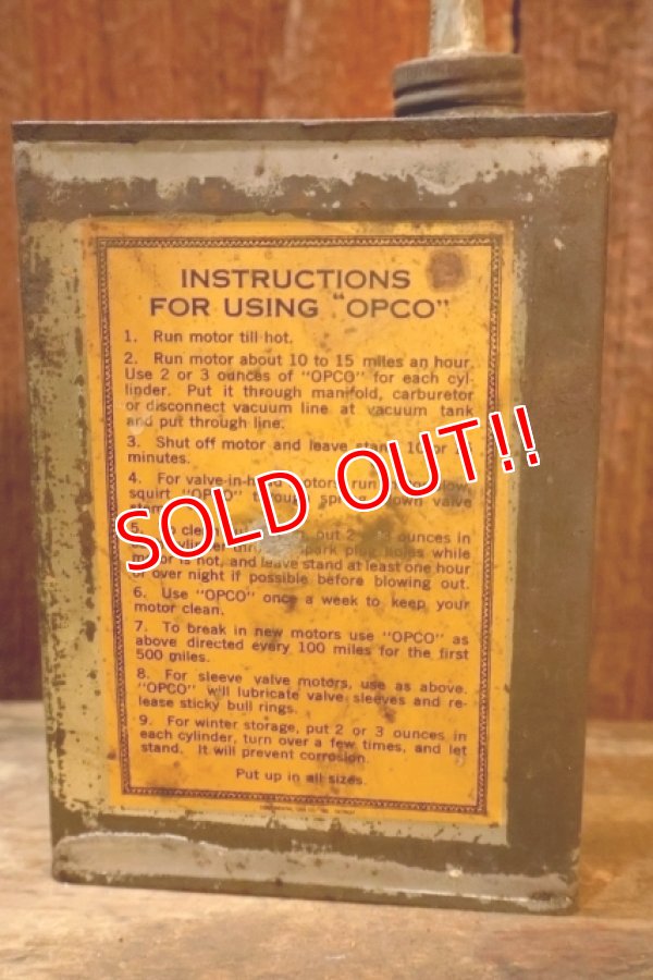 画像3: dp-251008-76 OPCO COMPANY 1910's-1920's 1/4 U.S. GALLONS CAN