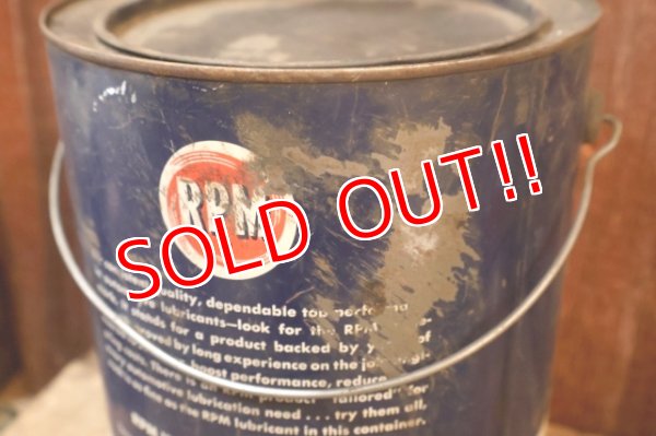 画像5: dp-251008-87 STANDARD OIL COMPANY OF CALIFORNIA 1950's RPM 10 POUNDS WHEEL BEARING GREASE CAN