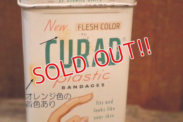 画像2: dp-251008-87 CURAD PLASTIC BANDAGES 1960's TIN CAN