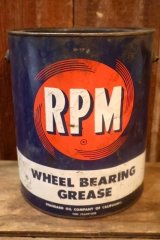 画像: dp-251008-87 STANDARD OIL COMPANY OF CALIFORNIA 1950's RPM 10 POUNDS WHEEL BEARING GREASE CAN
