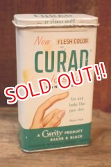 画像: dp-251008-87 CURAD PLASTIC BANDAGES 1960's TIN CAN