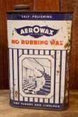 画像1: dp-251008-87 AEROWAX 1950's NO RUBBING WAX CAN