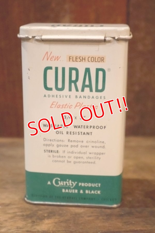 画像5: dp-251008-87 CURAD PLASTIC BANDAGES 1960's TIN CAN
