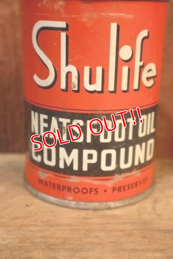 画像2: dp-251008-87 Shulife NEATSFOOT OIL COMPOUND 8 OZS. CAN