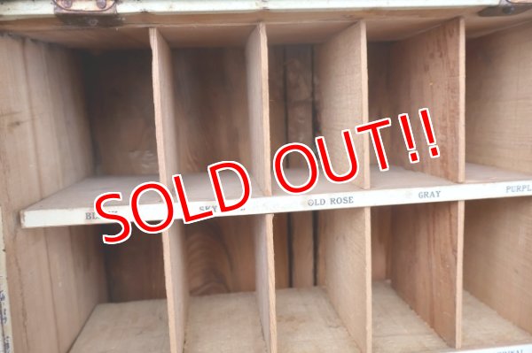 画像18: dp-251008-12 MONROE CHEMICAL COMPANY 1930's PUTNAM DYES-TINTS DISPLAY RACK