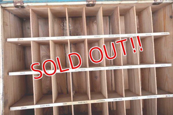 画像16: dp-251008-12 MONROE CHEMICAL COMPANY 1930's PUTNAM DYES-TINTS DISPLAY RACK