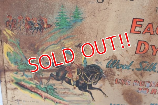 画像8: dp-251008-12 MONROE CHEMICAL COMPANY 1930's PUTNAM DYES-TINTS DISPLAY RACK