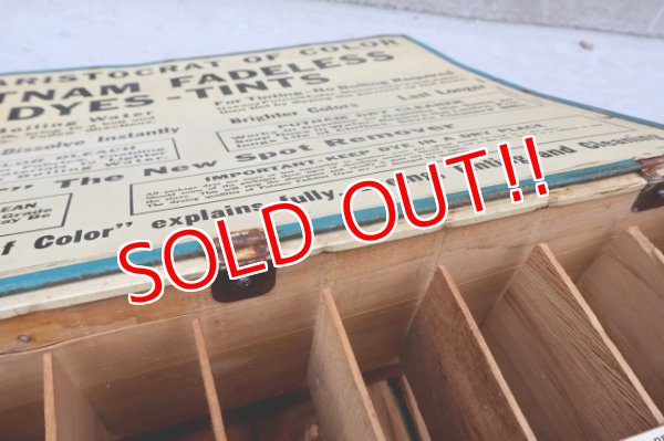 画像19: dp-251008-12 MONROE CHEMICAL COMPANY 1930's PUTNAM DYES-TINTS DISPLAY RACK