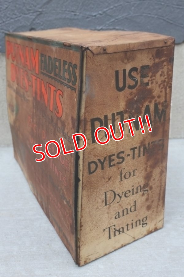画像5: dp-251008-12 MONROE CHEMICAL COMPANY 1930's PUTNAM DYES-TINTS DISPLAY RACK