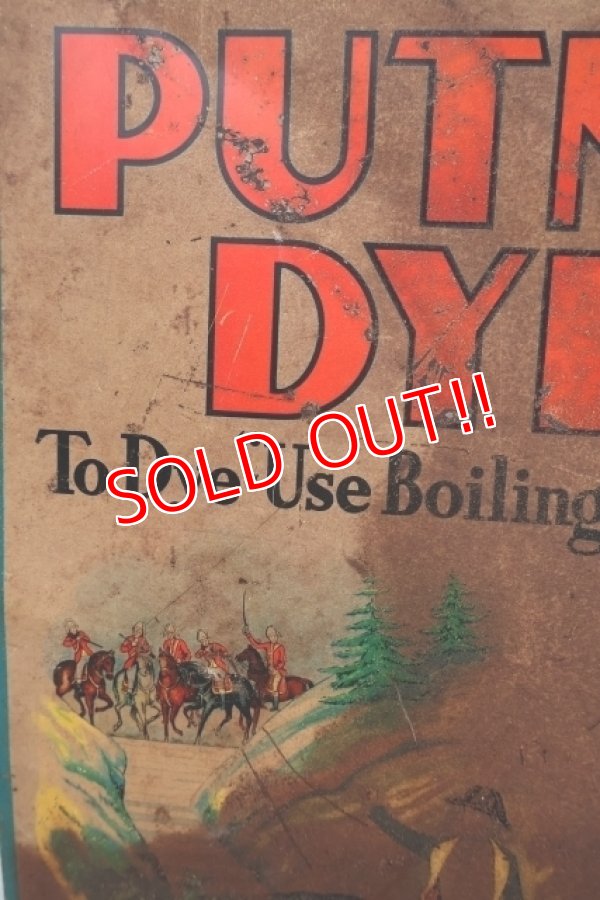 画像2: dp-251008-12 MONROE CHEMICAL COMPANY 1930's PUTNAM DYES-TINTS DISPLAY RACK