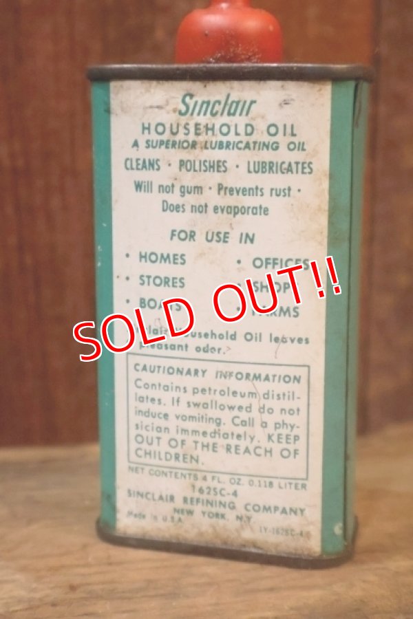 画像3: dp-251008-66 Sinclair / 1960's-1970's HOUSEHOLD HANDY OIL CAN