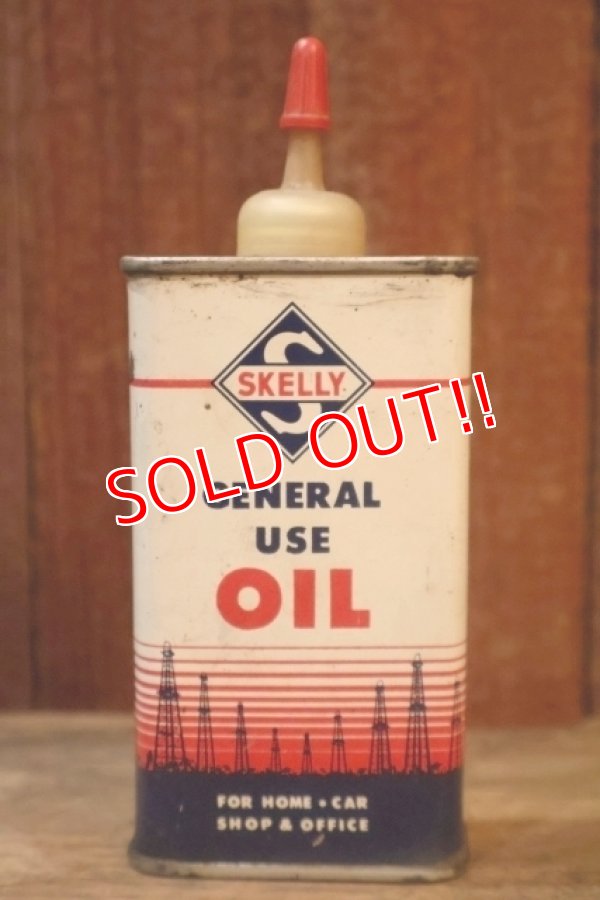 画像1: dp-251008-77 SKELLY OIL COMPANY / 1970's GENERAL USE HANDY OIL CAN