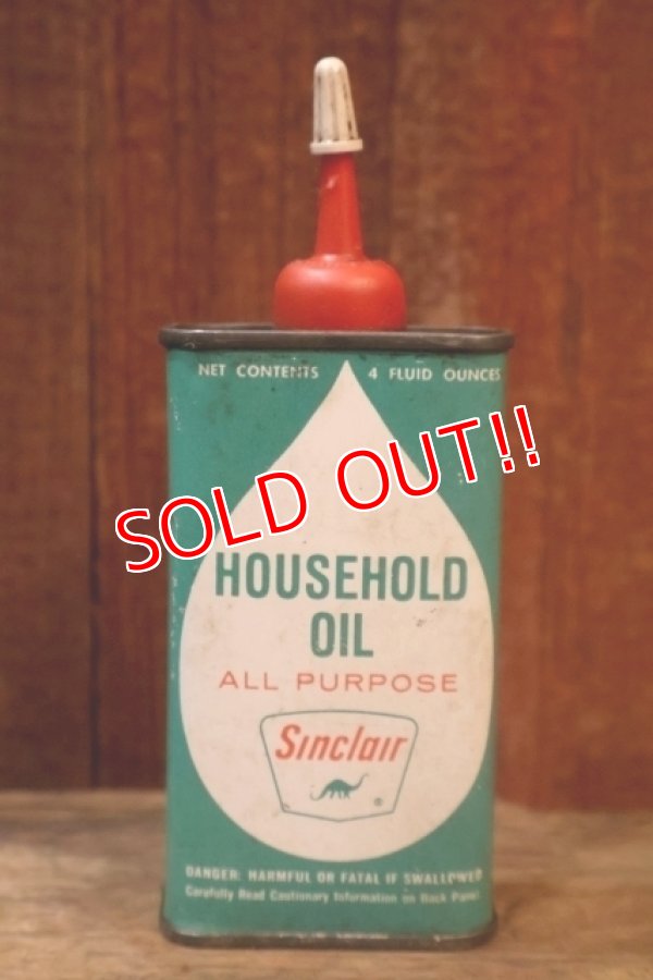 画像1: dp-251008-66 Sinclair / 1960's-1970's HOUSEHOLD HANDY OIL CAN