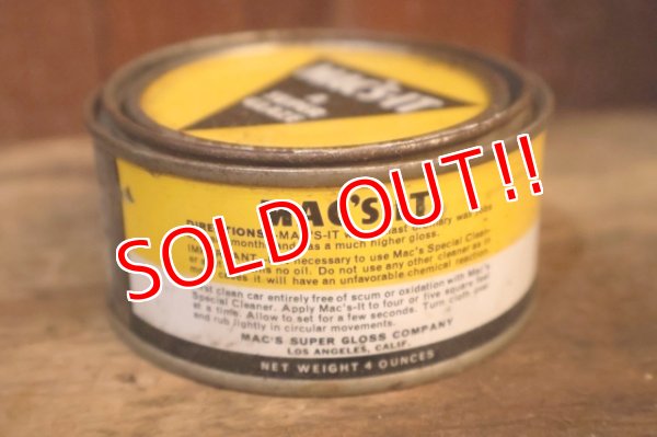 画像3: dp-251008-87 MAC'S SUPER GLOSS COMPANY / MAC'S-IT A SUPER GLAZE CAN