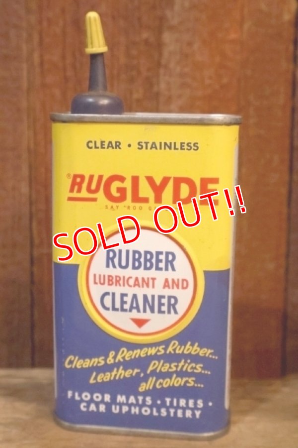 画像1: dp-251008-87 AMERICAN GREASE STICK CO. / RU-GLYDE RUBBER CLEANER HANDY CAN