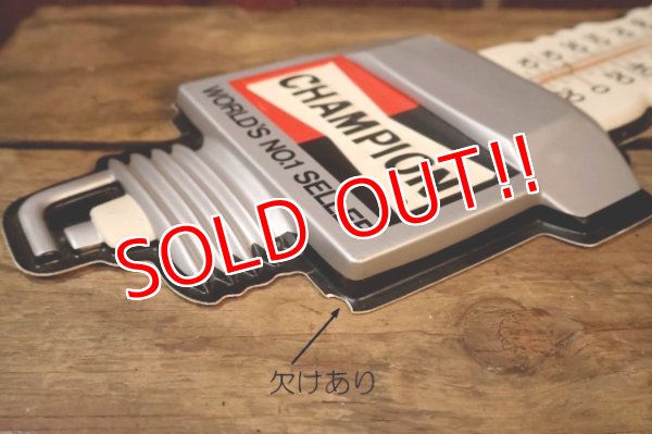 画像6: dp-251008-49 CHAMPION SPARK PLUGS 1960's-1970's Thermometer