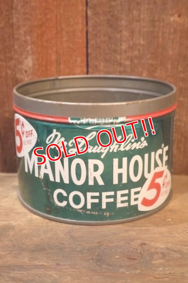 画像1: dp-251010-06 MANOR HOUSE COFFEE Tin Can