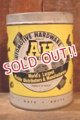 画像: dp-251010-12 AUTOMOTIVE HARDWARE CO. 1940's-1950's AH FASTENERS TIN CAN (D)