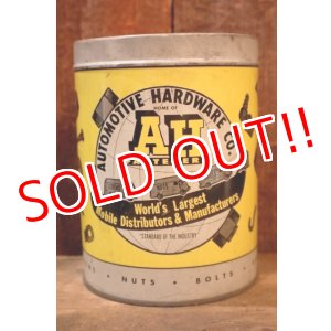 画像: dp-251010-12 AUTOMOTIVE HARDWARE CO. 1940's-1950's AH FASTENERS TIN CAN (D)