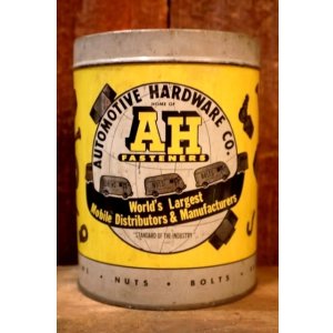 画像: dp-251010-13 AUTOMOTIVE HARDWARE CO. 1940's-1950's AH FASTENERS TIN CAN (E)