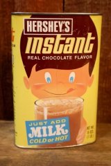 画像: dp-251010-08 HERSHEY'S / 1970's Instant Real Chocolate Flavor Tin Can