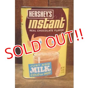 画像: dp-251010-08 HERSHEY'S / 1970's Instant Real Chocolate Flavor Tin Can