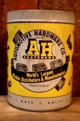 画像: dp-251010-10 AUTOMOTIVE HARDWARE CO. 1940's-1950's AH FASTENERS TIN CAN (B)