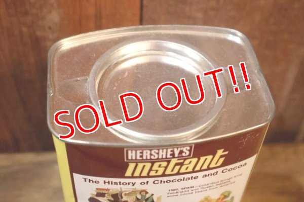 画像7: dp-251010-08 HERSHEY'S / 1970's Instant Real Chocolate Flavor Tin Can