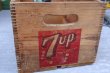 画像9: dp-251010-02 7 Up 1950's Wood Box